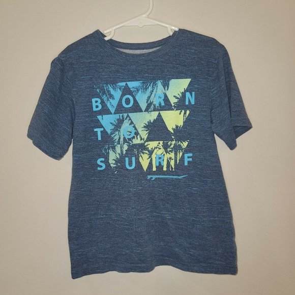 By Place - Born To Surf Kids t-shirt size Small 5/6T - Picture 1 of 4